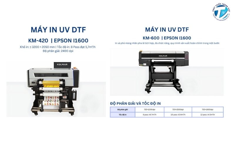 Tốc độ của máy in tem UV DTF Kolmar